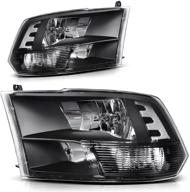 🚗 фары с прозрачным отражателем autosaver88 - совместимы с dodge ram 1500 2500 3500 2009-2012 - замена фар для пассажирской и водительской стороны логотип