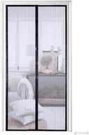 🚪 self-sealing magnetic screen door - heavy duty mesh curtain, pet & kid friendly - fits doors up to 39 x 83-inch logo
