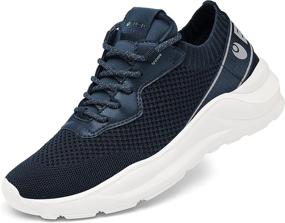 img 4 attached to 👟 BUZU Fashion: Stylish and Breathable Lightweight Sneakers for Men