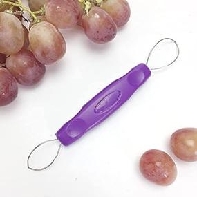 img 2 attached to Portable Stainless Steel Grape Skin Peeler Kitchen Gadget - Fruit Peeler Tool Ideal for Making Fruit Salad & Kitchen Supplies