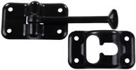 🚪 jr products 10324 plastic t-style door holder - black, 3-1/2" - durable and stylish door holder for secure and convenient doorkeeping logo