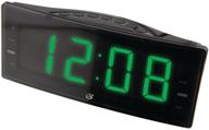 ⏰ black gpx c353b am/fm clock radio with dual alarms and led display logo