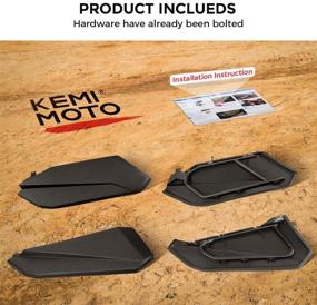 img 3 attached to Kemimoto X3 Max Lower Doors for 🚪 Can Am Maverick X3 Max RS DS 2017-2022