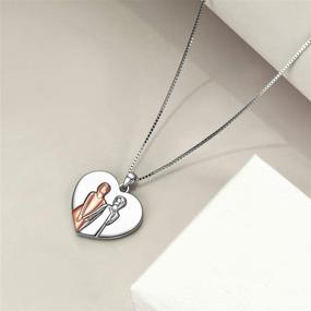 img 3 attached to 🎁 Sterling Silver Sister Pendant Necklace: Perfect Sister Gifts for Birthdays