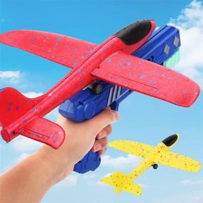 img 4 attached to ✈️ Launch into Fun: Aizoer Airplane Launcher - One Click Novelty & Gag Toys!