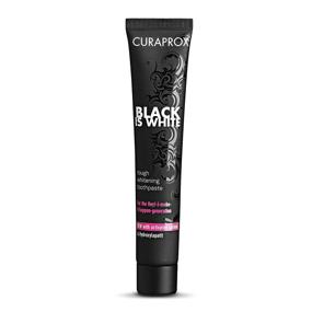 img 3 attached to CURAPROX Black Is White Charcoal Whitening Toothpaste - 90ml Tube