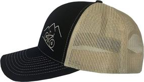 img 3 attached to 🧢 ThreadBound Outdoor Trucker Hat Snapback - Mountain Bike Design: Adventure-Ready Headgear for Outdoor Enthusiasts!