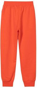 img 1 attached to 👖 UNACOO Girls French Jogger Pockets: Trendy Pants & Capris for Girls' Clothing