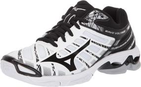 img 4 attached to Mizuno Womens Voltage Volleyball Blacksilver Women's Shoes