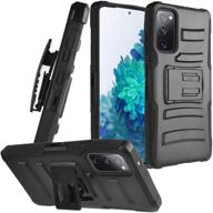 📱 celzen samsung galaxy s20 fe 5g phone case with belt clip holster - cv1 black: a perfect fit for style and protection logo