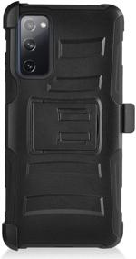 img 1 attached to 📱 CELZEN Samsung Galaxy S20 FE 5G Phone Case with Belt Clip Holster - CV1 Black: A Perfect Fit for Style and Protection