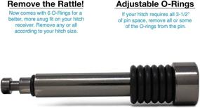 img 3 attached to Secure Your Haul with Connor Trailer Hitch Lock - Black Nickel Hitch Pin for Class III, IV, V Hitches, 1615190 Receiver Lock
