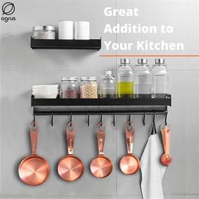 img 1 attached to 🍶 Copper Gram Rustic Kitchen Accessories: Measuring Cups and Spoons Set of 9 for Liquid or Dry Ingredients