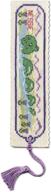 textile heritage monster counted bookmark logo