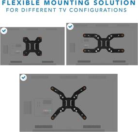 img 2 attached to 🖥️ Mount-It! Large Monitor Desk Mount for 42 Inch and Ultrawide Monitors, VESA 200 (200x200, 200x100) Bolting Pattern, Full Motion with Clamp and Grommet Base