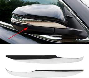 img 4 attached to Senzeal Chrome Rearview Mirror Highlander