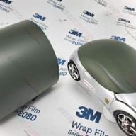 🚘 3m 1080 m26 matte military green 5ft x 1ft car wrap vinyl film: exceptional quality for automotive makeovers logo