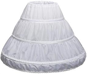 img 2 attached to 👗 Enhance Your Girl's Outfit with TTYAOVO Girls Hoops Petticoat Underskirt - A Must-Have Addition to Your Daughter's Wardrobe!