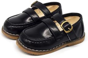 img 2 attached to 👞 Timatego Synthetic Leather Toddler Loafers Girls' Shoes