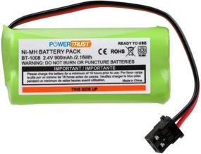 img 3 attached to 🔋 High Performance PowerTrust 3Pack Ni-MH Cordless Phone Batteries for Uniden BT-1008 BT-1016 BT-1021 BT-1025 BT1021 BT1025 CPH-515B