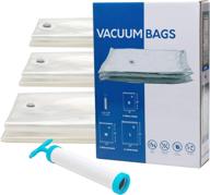 🧺 jfb home vacuum compression bags - triple your packing or storage space with leakproof space saver bags - kit d logo