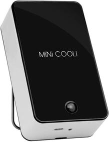 img 2 attached to 🌬️ Wooboo Mini Cooli 5th Gen Portable USB Rechargeable HandHeld Air Conditioner Summer Cooler Fan - Battery Powered No Leaf Fan with enhanced SEO.