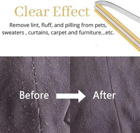 img 2 attached to 🧹 2-Pack Uproot Lint Cleaner & Pet Hair Remover Set - Portable Lint Remover, Clothes Fuzz Shaver, Lint Shaver for Pets - Uproot Cleaner Pro - Lint Roller, Portable Lint Remover for Carpets, Clothes, Furniture