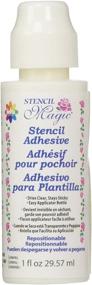 img 2 attached to 🔮 Delta Creative Stencil Magic Adhesive Liquid: The Perfect 1-Ounce Solution!