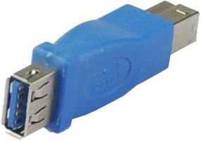 img 2 attached to 🔌 Seadream 2-Pack USB 3.0 Type-A Female to B Male Extender Connection Adapter - Efficiently Extend USB 3.0 A/F to B/M (2-Pack)