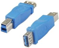 🔌 seadream 2-pack usb 3.0 type-a female to b male extender connection adapter - efficiently extend usb 3.0 a/f to b/m (2-pack) logo