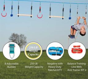 img 3 attached to Unleash Your Inner Warrior 🦾 with Top-Notch Obstacle Slackline Training Accessories