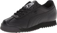 👟 puma basic sneaker little white girls' athletic shoes: classic style and comfort logo