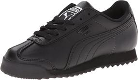 img 4 attached to 👟 PUMA Basic Sneaker Little White Girls' Athletic Shoes: Classic Style and Comfort