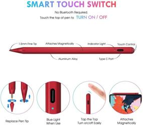 img 2 attached to Stylus Pen Compatible With (2018-2020) Apple IPad Computer Accessories & Peripherals