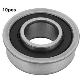 img 2 attached to F6202RS Flange Bearing 10Pack Groove