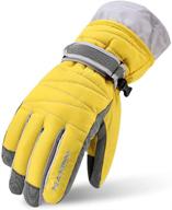 зимние перчатки magarrow: высокоизоляционные и ветрозащитные перчатки для подростков, мужчин и женщин на открытом воздухе логотип