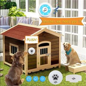 img 3 attached to 🐕 YOVDA Dog Doorbell: Self-Powered Potty Training Communication Bell with Waterproof Design, LED Flash & 5 Volume Levels