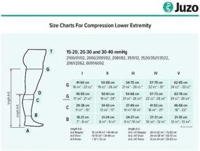 img 3 attached to Juzo Soft 2001 Open Toe Thigh-high Compression Stocking, 20-30mmHg