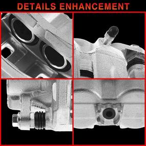 img 1 attached to 🔧 Сборка тормозного суппорта A-Premium: Совместима с Acura RDX, Honda Crosstour, Odyssey, CR-V 2005-2016 - передний левый и правый 2-PC - Высококачественная замена