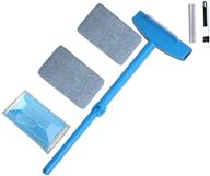 🧹 foldable 6-pack window screen dust cleaning tools kit - hand-held cleaning tools for window sliding door tracks, window groove gap, car windows, screens, clothes, sofas logo