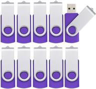 kootion 10pcs 1gb usb 2.0 flash drives purple - pen drive memory stick thumb drive usb drives logo