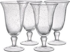 img 1 attached to 🍷 Artland 50103B Iris Glass Clear: Exquisite Glassware for Elegant Dining