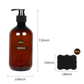 img 3 attached to 🚫 BPA Free Essential Product: Plastic Bottles Pumps for Safe Usage