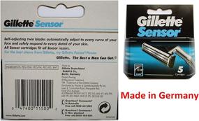 img 3 attached to 🪒 Gillette Sensor Cartridges - 20 Total Cartridges (4 Packs of 5 Count)