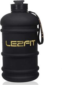 img 4 attached to 🥤 LEZFIT Water Jug: 2.2L Big Water Bottle - Half Gallon Capacity, BPA Free, Leakproof - Ideal for Gym, Fitness, Athletic, Bicycle, Camping