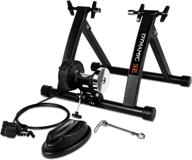 dynamic se indoor bike trainer - magnetic stand with 6 resistance levels and quick release skewer logo