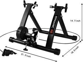 img 2 attached to DYNAMIC SE Indoor Bike Trainer - Magnetic Stand with 6 Resistance Levels and Quick Release Skewer