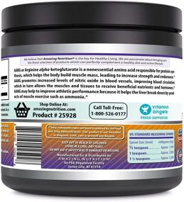 img 1 attached to Amazing Nutrition Arginine Ketoglutarate Supplement