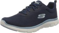 skechers appeal brilliant sneaker black black logo