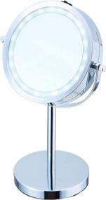 img 4 attached to 💄 Enhance Your Beauty Routine with the Elle Vanity Light Up Mirror: LED Illumination and 3X Magnification for Flawless Makeup, Cosmetics, and Skincare Application